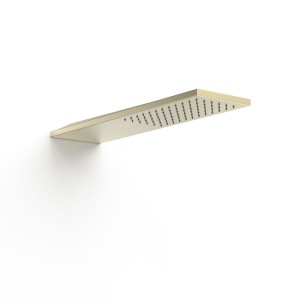 Pommeau de douche mural 160x550 mm Cava doré  - TRES 29990303CA 