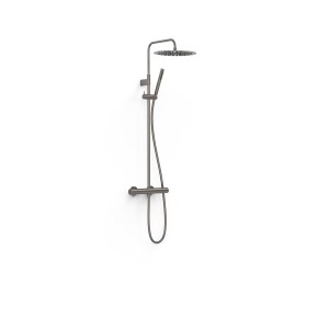 Ensemble de robinet thermostatique mural 2 voies pour douche Over-wall Graphite  - TRES 19039302GR 