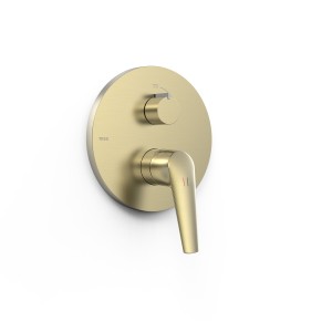 Pièce apparente pour boîtier encastré Rapid‑box 2 voies Fuji Cava doré  - TRES 28128110CA 