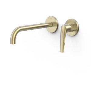 Pièce apparente pour élément encastré de lavabo Fuji Cava doré  - TRES 28130022CA 