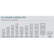 Acova Radiateur sèche-serviettes électrique Karena Spa IHD 300W horizontal