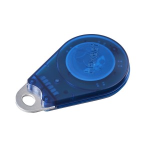 Badge mains libres BLEU, détection à 1 m, prog. via HEXACTWEB, pile incluse - AIPHONE HEBRMLB 