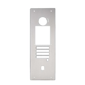 Façade inox A316L qualité marine, 6 vis pour GTDMBLVN, avec boîtier encastrement - AIPHONE PGTBI3166V 
