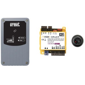 Kit centrale certifiée Vigik+ lecteur et modem DATAAbo 10ans - URMET KDATAECO1P 