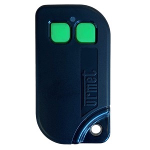 Télécommande 868 MHz 2 touches vertes portée 100m IP54 CR2032 - URMET BIP2B 