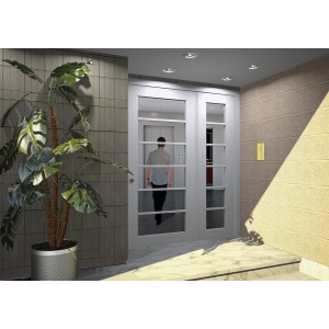 Clavier Connecte 2F A54 Zamac Champagne pour systèmes URMET - URMET 16074004 