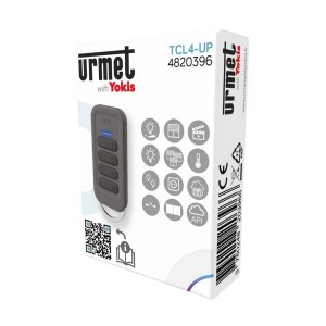 Télécommande porte clé 4 touches Radio Zigbee - URMET TLC4-UP 