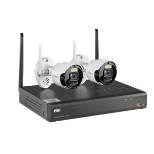 Kit NVR WiFi 8 canaux + 2 caméras Bullet - URMET 1098/820 