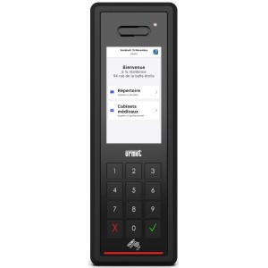 Platine tactile HIZI GSM 4G avec Vigik+ abonnement non inclus - URMET HIZIDESIGN/SP 