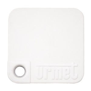 Badge DESFire EV3 blanc sécurisé étanche IP68 et antichoc IK10 - URMET MEMOPLUS/BC 