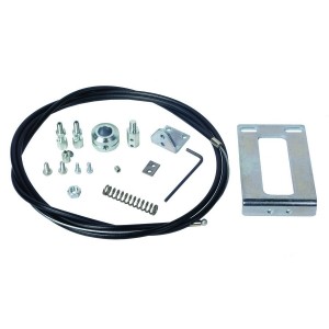 Kit de deverrouillage exterieur pour porte de garage (cable+gaine+accessoires) - FAAC 390607 
