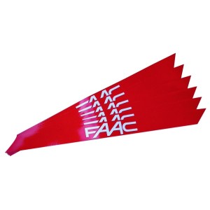 Adhesifs reflechissants pour lisses de barrieres (vendu par 6) - FAAC 490117 