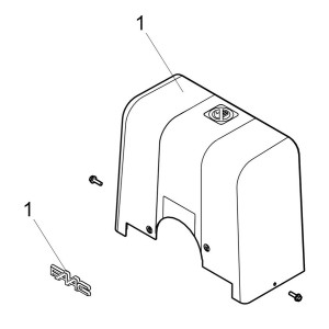 C734 - capot. piece detachee pour gamma kit, c734 - FAAC 63003494 