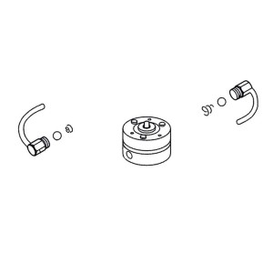 560 - pompe 1 litre pour moteur hydraulique de porte de garage 560 - FAAC 3204335 