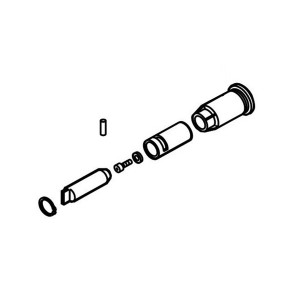 640 - deverrouillage exterieur par cle triangulaire pour barriere 640 - FAAC 424594 