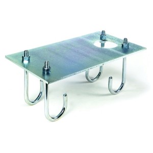 Plaque de fondation a sceller - 6320 - FAAC 490058 