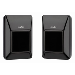 Xp30 - photocellules filaires, noires, murales ou encastrables. - FAAC 785105 