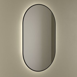 Miroir Olimpia 920 Vertical Avec Éclairage Led (17 W - 40000ºk.) Ip44 Dorado 920 X 520 X 30 Mm - SALGAR 113739 