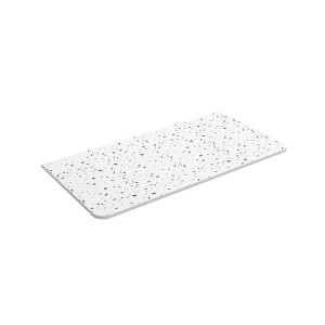 Plan de toilette UNIIQ 600 sans usinage TERRAZO NATURA 610 x 12 x 460 mm - SALGAR 103172 