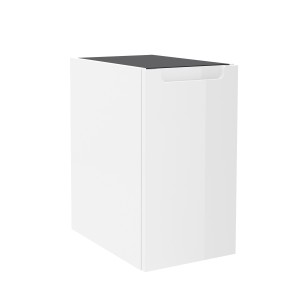 Coquette MONTERREY 300 1 porte gauche blanc brillant 300x540x450 mm - SALGAR 96581 