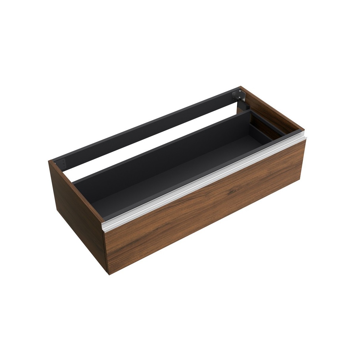 Coquette SPIRIT 1000 1 tiroir métallique NOYER MAYA - SALGAR 102846 