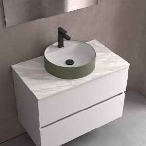 Vasque à poser BICAsolid surface GREEN FOREST - SALGAR 103315 