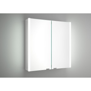 Armoire miroir ALLIANCE 600 2 portes Onix LED IP44 H650 P160 - SALGAR 83153 