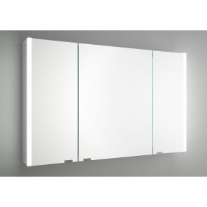 Armoire miroir ALLIANCE 900 3 portes Onix LED IP44 H650 P160 - SALGAR 83164 