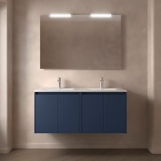 Ensemble meuble et vasque NOJA II 1200 4 portes Blue satin P450 - SALGAR 105053 