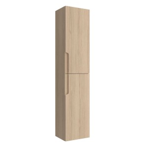 Colonne salle de bain VIMA 1400 2 portes Chêne Sienna L300 H1400 P240 - SALGAR 117932 