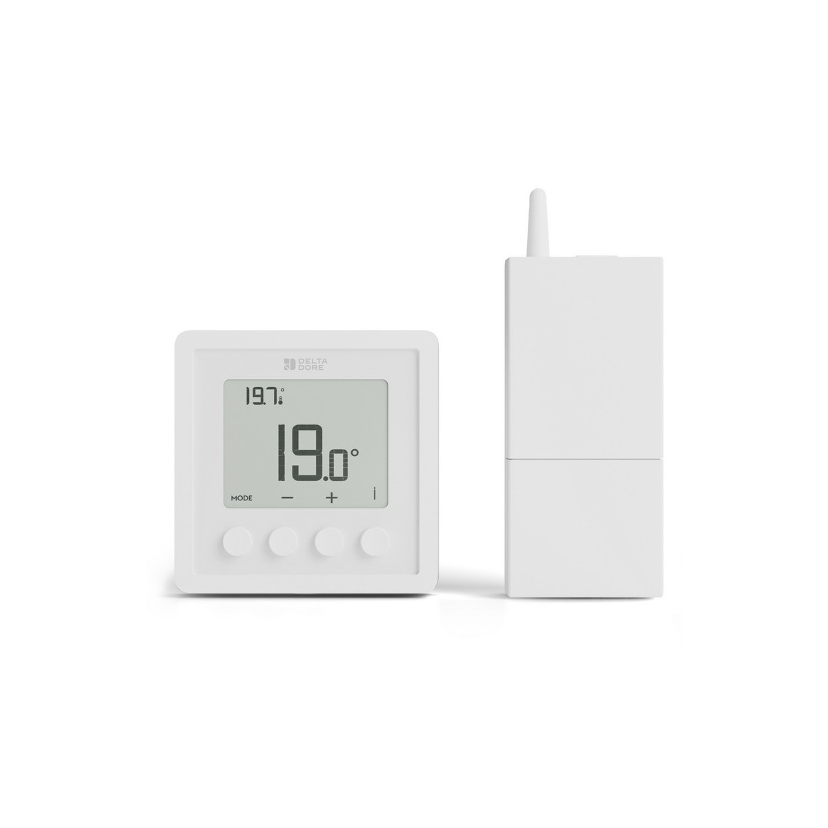 Tybox RF 130 | Thermostat sans-fil pour radiateur électrique (16A) - Delta Dore 6051154 