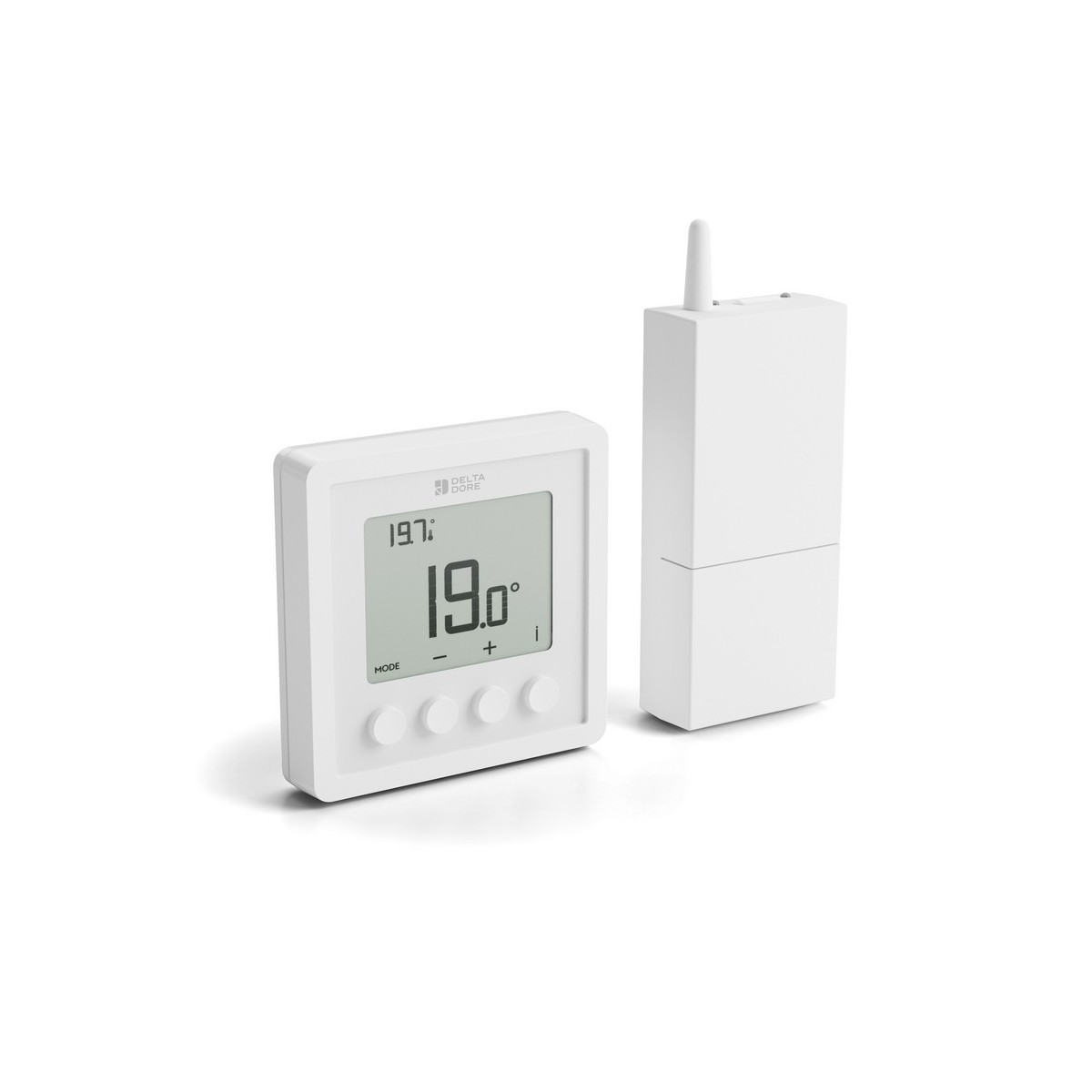 Tybox RF 130 | Thermostat sans-fil pour radiateur électrique (16A) - Delta Dore 6051154 