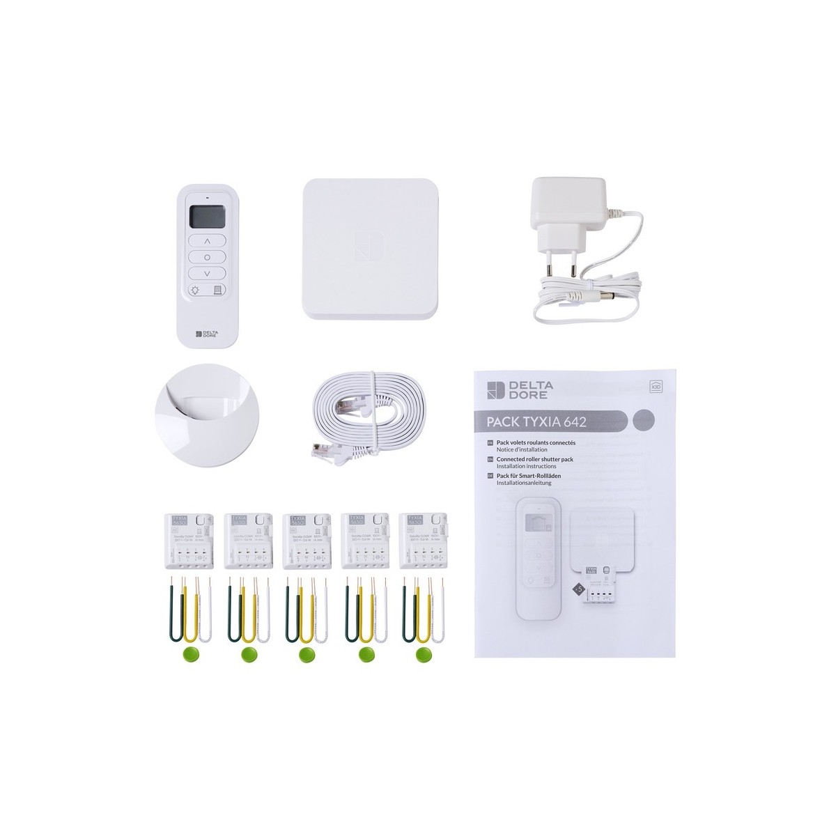 Pack Tyxia 642 connecté Pack pour volets roulants - DELTADORE 6351437 
