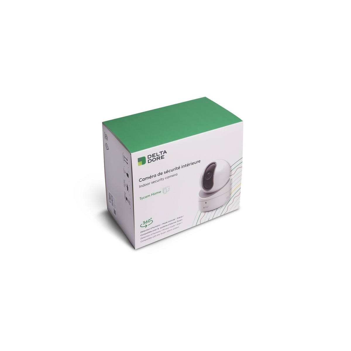TYCAM 1100 - Caméra de sécurité intérieure connectée - Delta Dore 6417016 