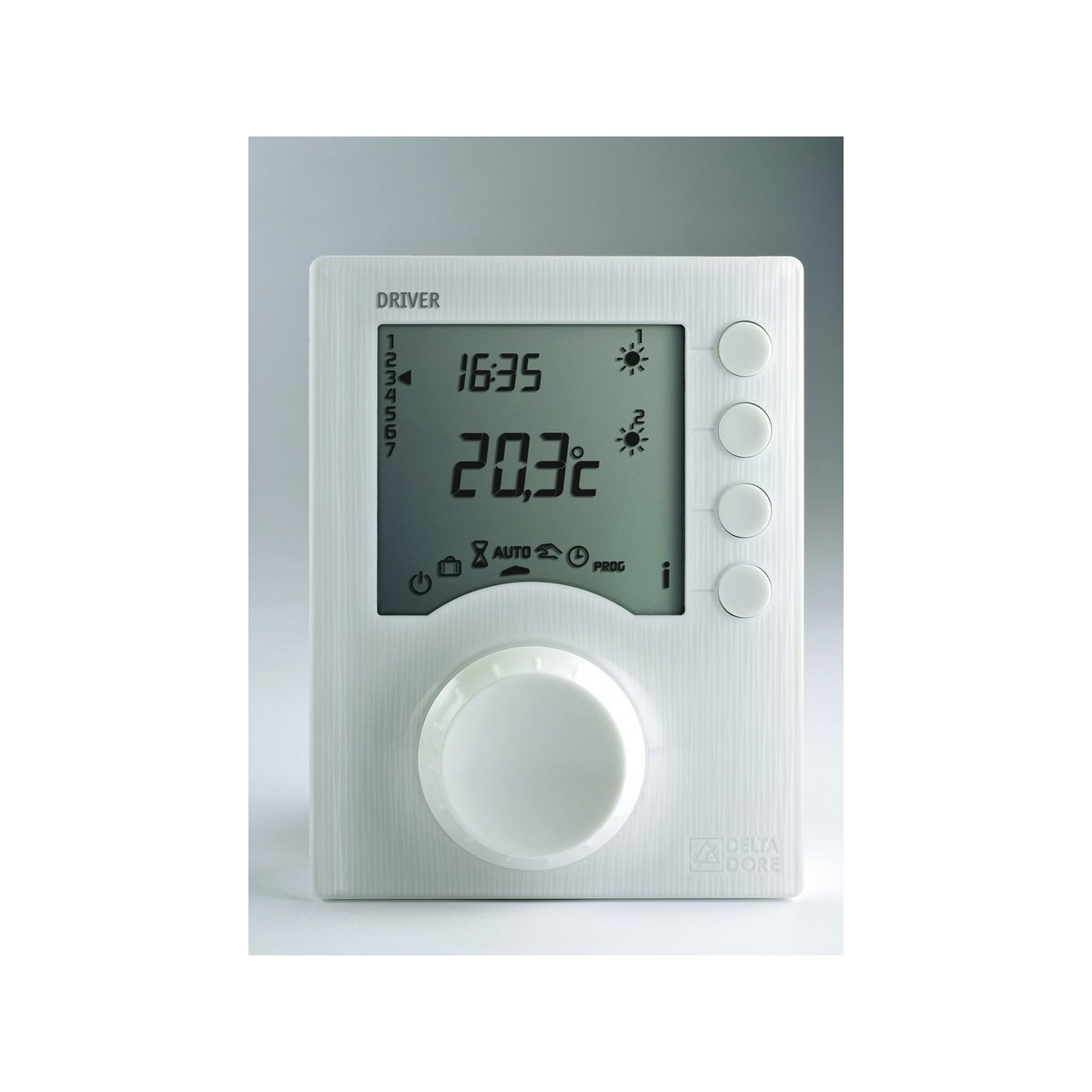 DRIVER 620 Programmateur de chauffage FIL PILOTE - 2 zones - Delta dore 6050426 