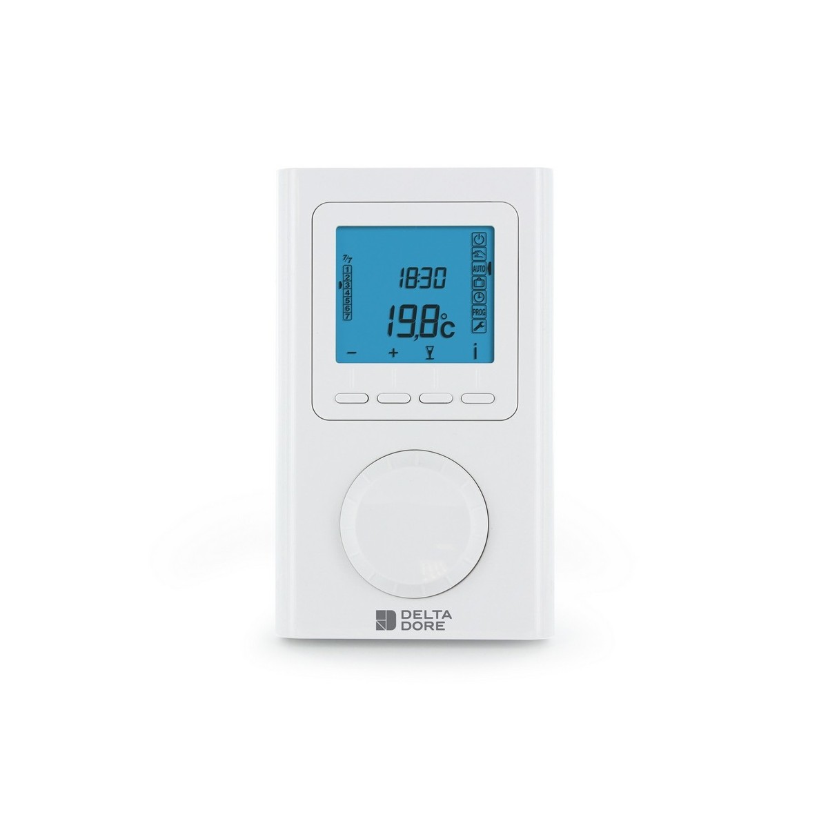 DELTA 8000 TAP RF THERMOSTAT D'AMBIANCE PROGRAMMABLE RADIO  DELTA DORE - 6053051 