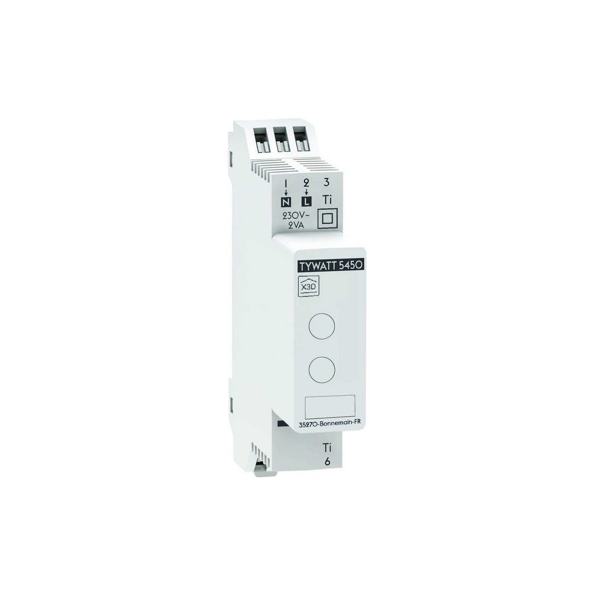 Tywatt 5450 - Capteur connecté modulaire de consommations électriques (1 poste) - DeltaDore 6110042 