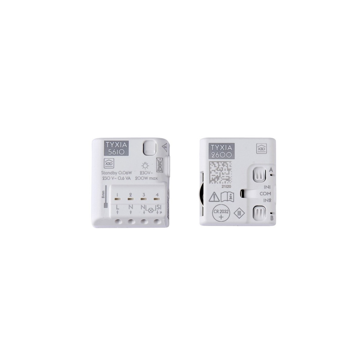PACK TYXIA 501 - Pack éclairage va et vient sans fil avec neutre - DELTADORE 6351407 