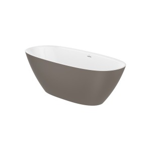 Ariane baignoire îlot stonex 180x80 café - ROCA A2486690C0 