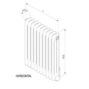 Radiateur Acova VUELTA - radiateur electrique horizontal TMC/GF - TMC-SR