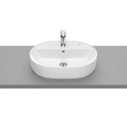 The gap round vasque à poser percée 1 trou 550x400x130 cm blanc - ROCA A3270Y0000 