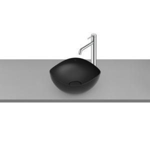 Ohtake vasque à poser ø375 mm noir mat - ROCA A327A15080 