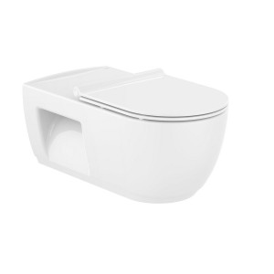 Access cuvette wc suspendue rimless rallongee blanc - ROCA A346236000 