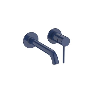 Nu mitigeur lavabo à encastrer avec poignée fine bleu cobalt - ROCA A5A353FP00 