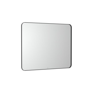 Luna miroir avec cadre métallique noir 1000 x 800 mm - ROCA A812415000 