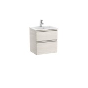 The gap unik meuble 2 tiroirs + lavabo slim 500mm frêne nordic - ROCA A851494434 
