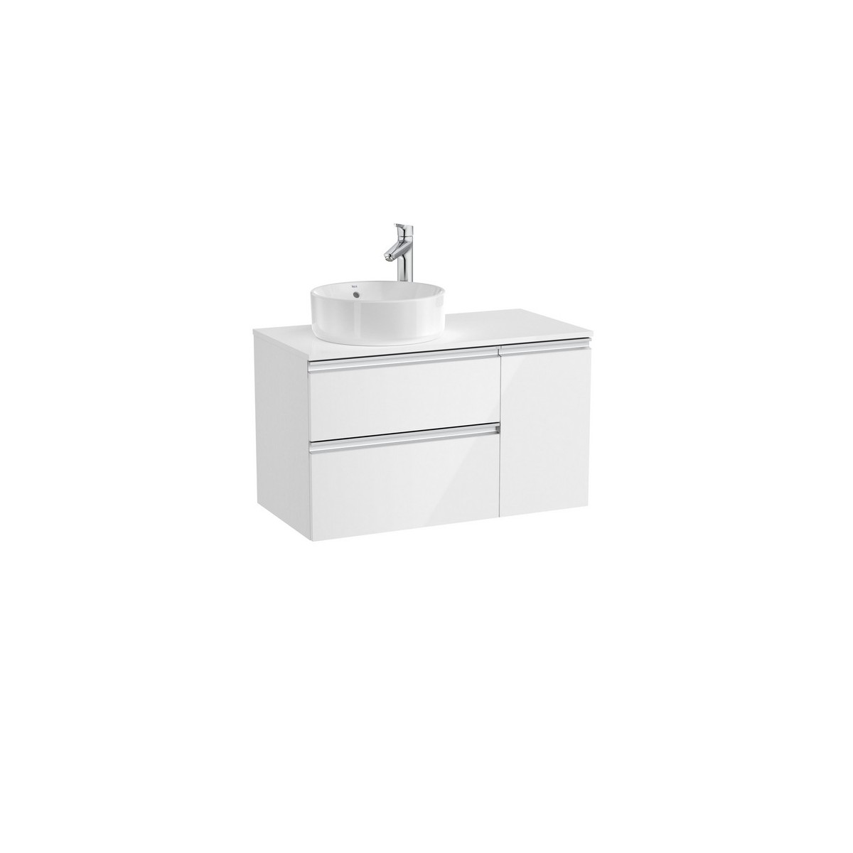 The gap pr lav gche 900mm blanc brillant - ROCA A851503806 
