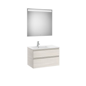 The gap pack 2t lav gche 800mm (unik+miroir) frêne nordic - ROCA A851512434 