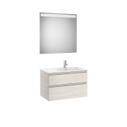 The gap pack 2t lav dte 800mm (unik+miroir) frêne nordic - ROCA A851513434 