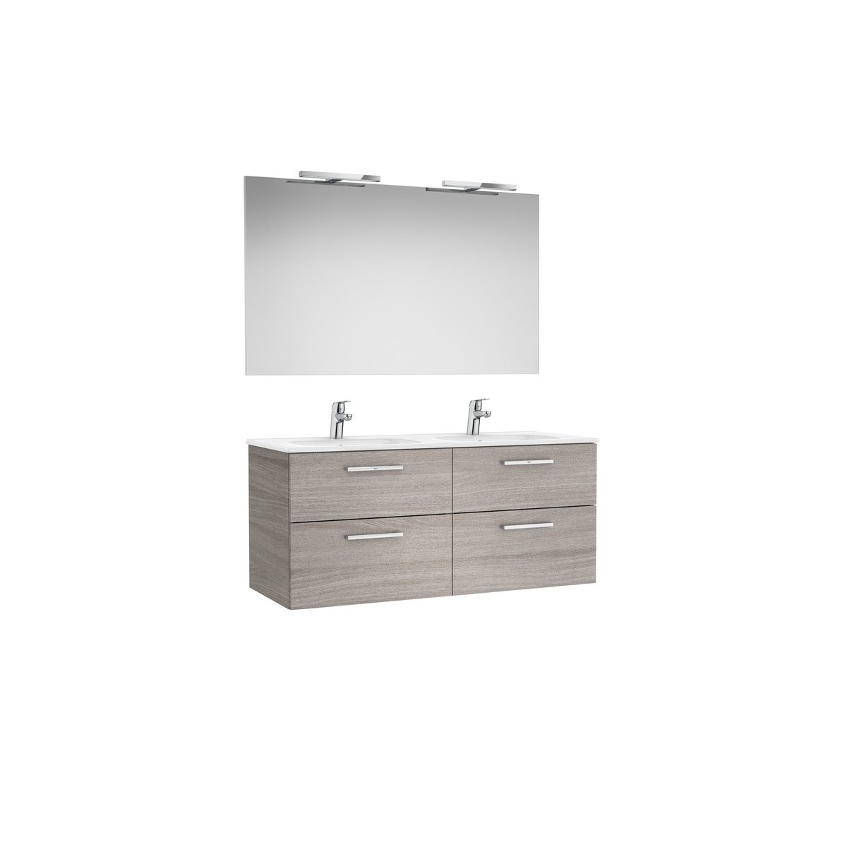 Victoria pack 2 tiroirs 1200mm city oak - ROCA A851606402 